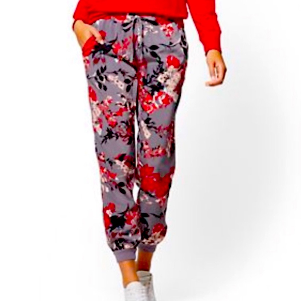 New York and Company Floral Pants